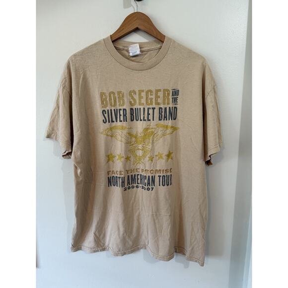 Bob Seger and the Silver Bullet Band Face The Promise Tour 2006/07 XL T-Shirt - Picture 1 of 7